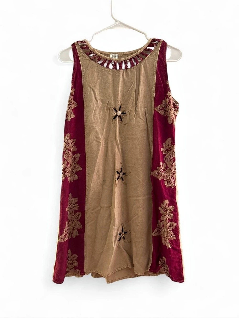 Floral Embroidered Babydoll Dress